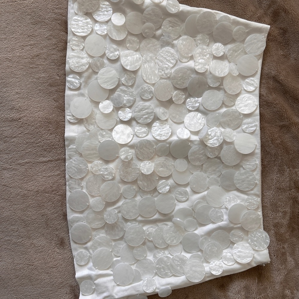 Peppermayo White Sequin Mini Skirt - Picture 5 of 6